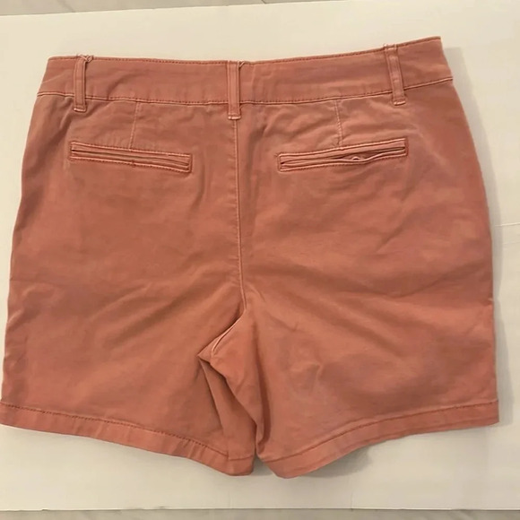 C&C California salmon peach shorts size 6 high waist - Picture 3 of 5